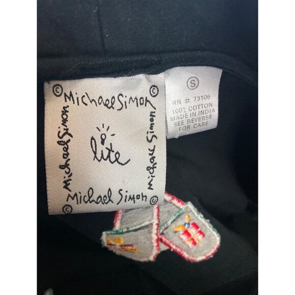 Vintage Michael Simon Lite Whimsical Christmas Holiday Robe Duster Size Small - Picture 10 of 12